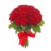 Букет из красных роз 25 шт. высота 50-60см.